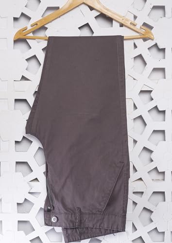Image of DIVISIVE Men's Regular Fit Cotton Chinos Trousers Pants