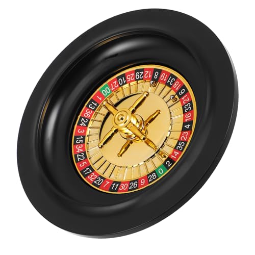 Cabilock Mini Roulette Wheel 7 Inch Tabletop Game for Raffle Drinking Party and Entertainment Events