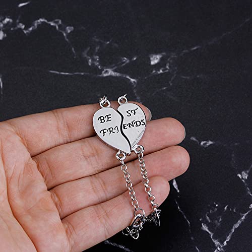 Image of Young & Forever Gift Fashion Long Distance Touch Gold Silver Rose Gold Couples Friendship Best Friend hand Couple matching Mens Magnetic Magnet bracelets for Women /Girls Silver bracelet for Men /Boys