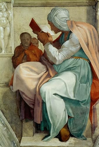 Impression Sur Toile Sibylle Persane Vatican Chef-d'œuvre Buonarroti