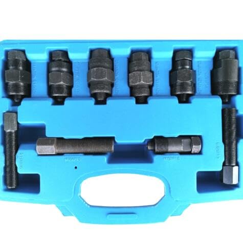 SIO Kit Extracteur Volant Magnétique Moto 15 Pièces – Arrache Rotor & Alternateur Universel – Outil Démontage Allumage Moto & Scooter