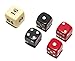 Bello Games Uria Stone Backgammon Dice Sets-Red/Black 5/8