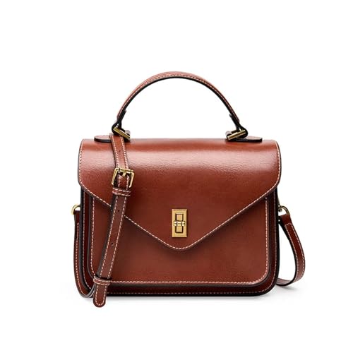 Sacs à bandoulière pour femme SCHIK en cuir véritable : rangez tout dans un petit sac rétro