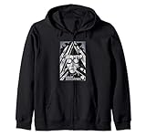 Edward Scissorhands Animated Edward Faces Big Chest Poster Zip Hoodie