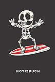  Notizbuch: Notizbuch  Notizheft  Schreibbuch  110 Seiten  Karo  Kariert  Karos  DIN A5  Totenkopf  Schädel  Kopf  Knochen  Skelett  ...  Strand  Sonne  Welle  Urlaub  Sommer