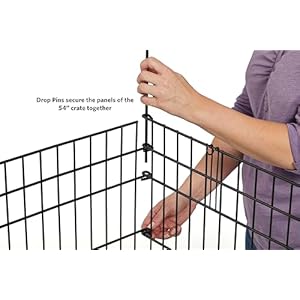 Midwest Homes for Pets Replacement Solutions Series Drop Pin Sl54 Sl54dd Ecoated Black Sl54pin  Cucciolini Doodles Midwest homes for pets replacement solutions series drop pin sl54 sl54dd e coated black sl54 pin   cucciolini doodles