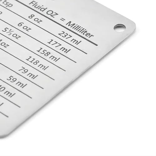 Imanes rectangulares para refrigerador con tabla de conversión miniatura 4