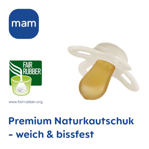 MAM Original Start Latexschnuller, 0-2 Monate, Rosa, 2 Stück – Ansicht 6