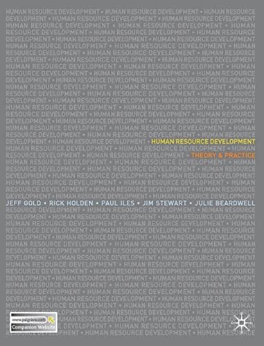 Human Resource Development: Theory and Practice