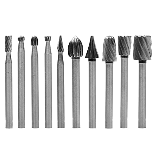 10pcs Rotary File Electric Grinding Polishing For Head Engraving Cutter Wood Too Garden Tools Set