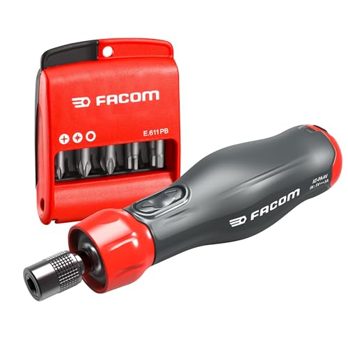 FACOM   Destornillador asistido E PROTWIST de 4 V con brocas Torx PH PZ 6, juego de 12 piezas   ATPA4V.J12APB