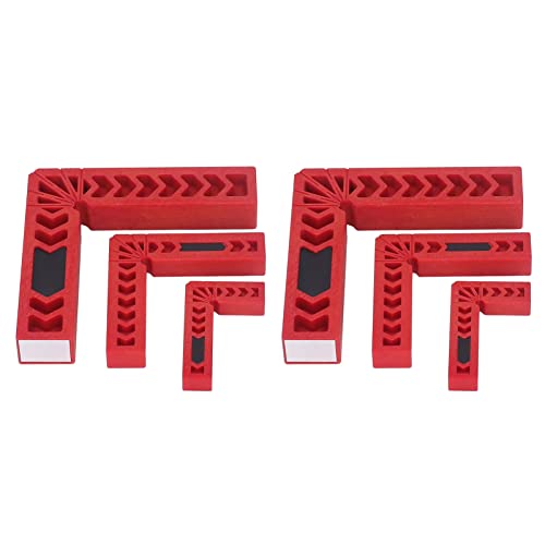 Corner Clamps For Woodworking, Right Angle Clamp High Strength Plastic Right Angle Corner Clamps 12 Pcs 90 Degree Positioning Squares Corner Clamps For Carpenter Pictures Frames