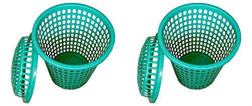 Image of 2 Royal Laundry Basket with Lid, Cap - Durable (Unbreakable) 50L (Royal Green, Royal Green)