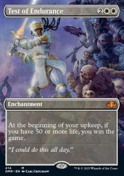 Test of Endurance (V.2) XDMR-414 Mythic Englisch Excellent - Dominaria Remastered: Extras - mit ReCollectibles-Versandschutz - für Magic/MTG
