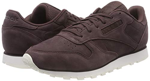 Image of Reebok Women's Classic Leathers Gymnastics Shoes, Grey Enh Lush Earth Chalk Enh Lush Earth Chalk, 8