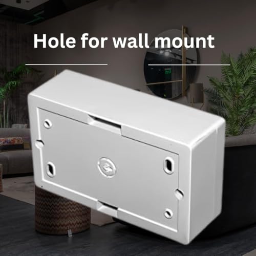 Image of ELEGANT CASA 16 Amp Extension Board 1 Socket with PTC Connector - Heavy Duty Power Strip with Safety Shutter, Switch & Indicator Light for Home & Office Appliances