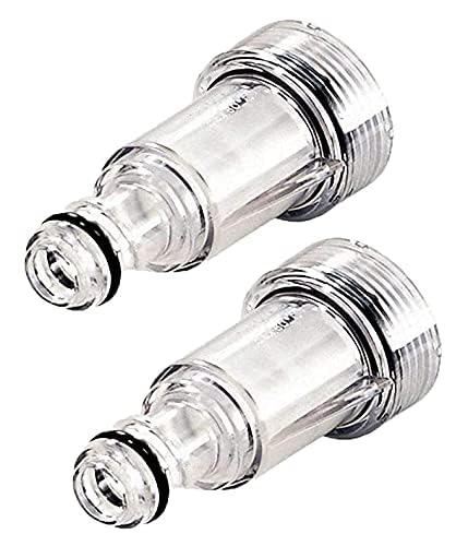 Crystal Water Filter Pressure Washer Accessory Suitable for Black & Decker, Bosch, Aimex, Shakti, Vantro, Btali, Ballorex, Cazar,Gaocheng (2 Pcs)