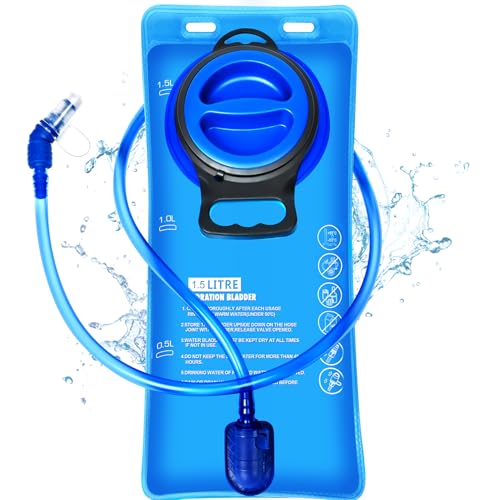 Arcwind Hydration Bladder, 1.5 L 2 L 3 L BPA Free Water Bladder, Leak Proof Large Opening Water Reservoir, Military Backpack Water Storage Bladder Bag for Cycling Hiking Camping Running