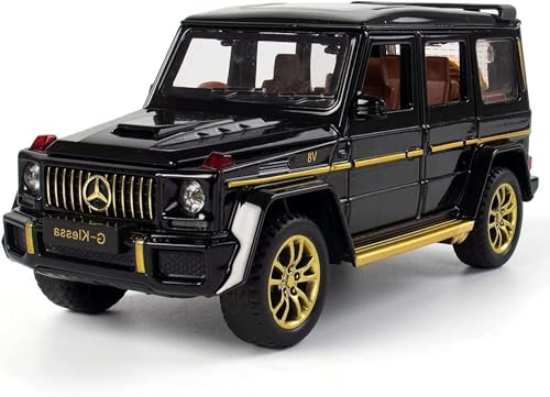 Image of SPITEN 1:32 Scale Exclusive Alloy Metal Pull Back Die-Cast Car Scale Model With Sound Light Mini Auto Toy For Kids Metal Model Toy Car With Sound And Light (Amg G63), Multicolor