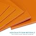 Purzen Industrial Orange Phenolic Laminate Board Rigid, Wear-Resistant, High-Performance Sheet for Fabrication, Workshop Use,25mmx150mmx200mm