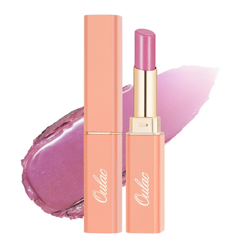 OULAC Mauve Pink Lip Color with Silver & Blue Shimmer, 90% Moisture, 1 Hour Water Resistant Lipstick-picture-24