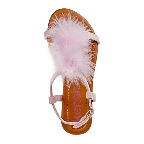 Image of Kensie Girl Girl's Caroline Sandal, Pink, 12 Medium US Little Kid