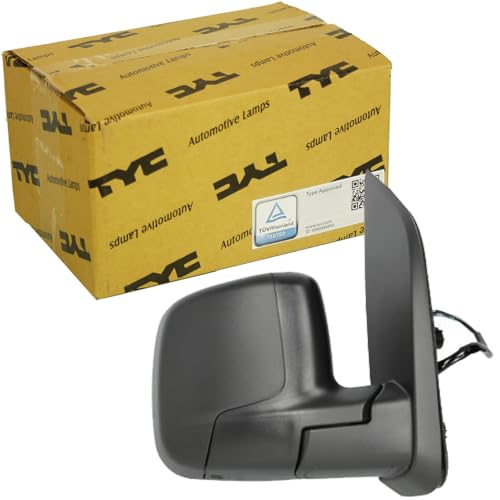 Rétroviseur extérieur TYC 309-0091 droit convexe chauffant pour remplacer une vitre cassée