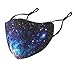 Produktbild 1 pc Unisex Waschbar Schlauchtuch Bunt Wiederverwendbar Atmungsaktiv Lustig Print Mund und Nasenschutz Stoff Tuch Halstuch Bandana für Herren Damen