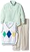 IZOD Boys' 3 Piece Woven Sweater Vest Pant Set