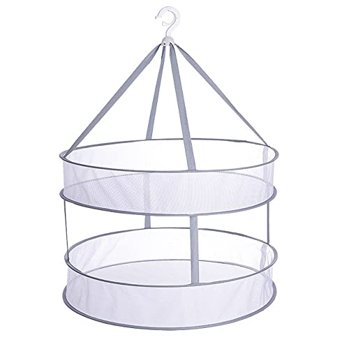 Kybelehoo Trockennetz 4 Schichten - Kräutertrockner & Wäschetrockner Faltbar