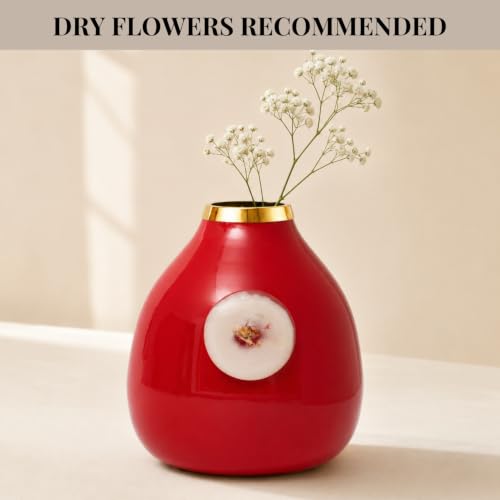 Image of Urban Born Vases For Living Room Corner |Big Vases For Elegant Home Decoration |Home Decor Flower Vase Iron |Fresh or artificial Metal Flower Vase Stand For Dining Table, Bedroom, Office, Wedding Gift