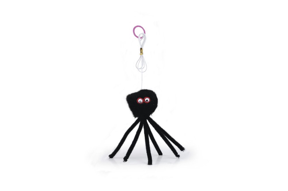 Beeztees Kedi Oyuncağı, Elastik İpli Örümcek, 17cm