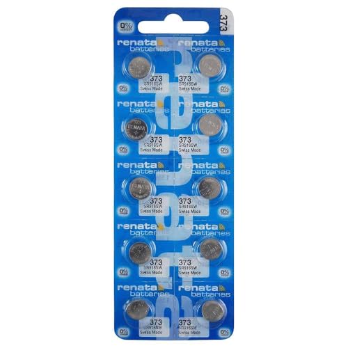 Renata 10 373 Silver Oxide Electronic Zero Mercury Batteries