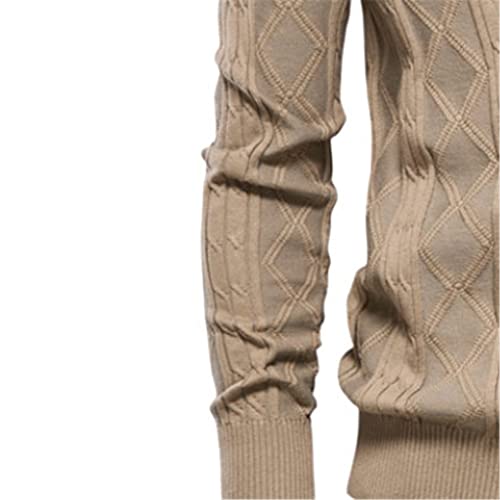 Cotton Cardigan Men Casual Single Breasted Solid Color Business Mens Cardigans Winter Fashion Sweater Man(3X-Lcode)2