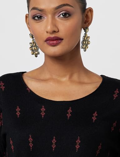 Image of Rangriti Black Acrylic Dress