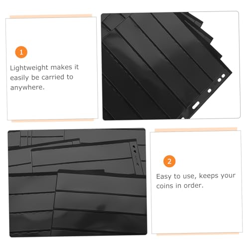 EXCEART 10 Blätter Selbstgemachtes Fotoalbum Münzsammlung Für Sammler Beilage Zur Briefmarkensammlung Briefmarkensammlerseiten Für Immer Stempelseiten Plastik Briefmarkenalbum Bücher