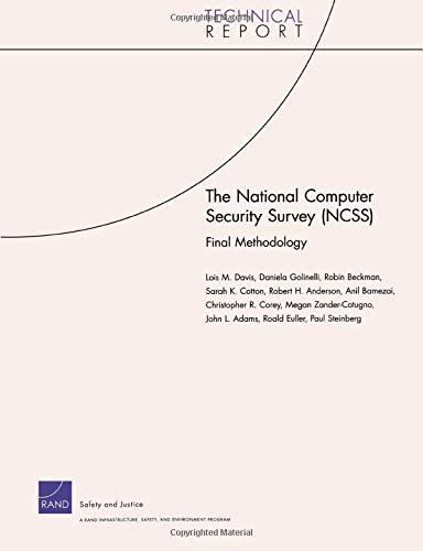 The National Computer Security Survey (Ncss): Final Methodology