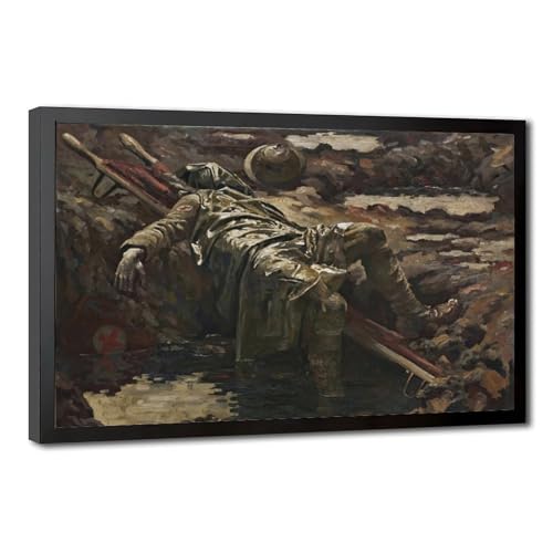 Toile The Dead Stretcher Bearer de Gilbert Rogers cadre premium