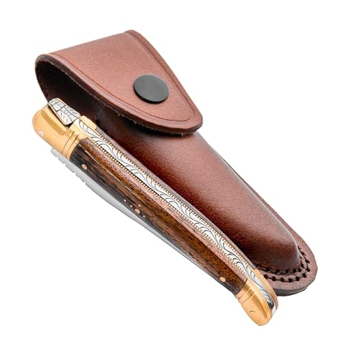 THIERS IFORGE - Couteau laguiole en bois de palissandre avec son étui