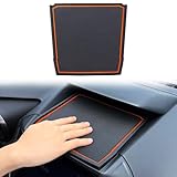 JKCOVER Dashboard Mats Compatible with Subaru Crosstrek/Impreza 2018-2022 2023 and Subaru Forester 2019-2024 Accessories Center Console Liner Mats Inserts Rubber mats （Orange）