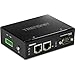 TRENDnet 1-Port Fast Ethernet Industrial Modbus Gateway, 1 x Serial DB-9 Port, 2 x Fast Ethernet Ports, Up to 100m (328 ft), IP30 Rated Housing, Extreme Temperature Protection, Black, TI-M12