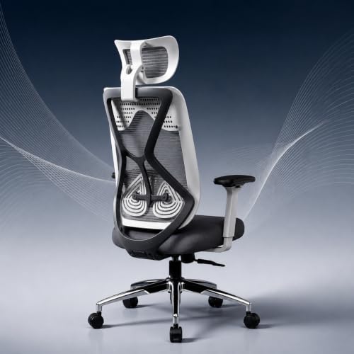 Image of Oakcraft Ergonomic Office Chair with Multi-Lock Tilt, Seat Slider & Dynamic Lumbar Support
