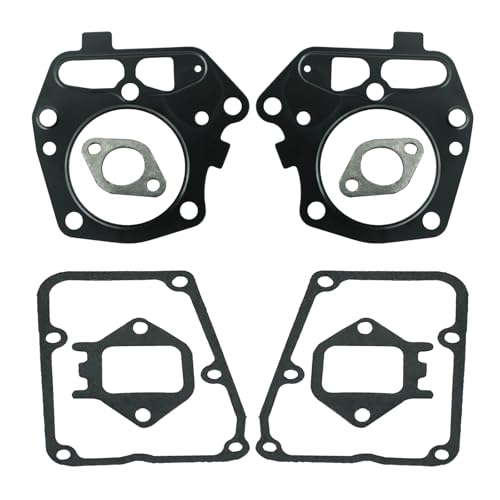 Image of Pack of 2 11004-7027 Gasket Head for Kawasaki FS481V FS541V FS600V FR600V with 11061-1285 Rocker Arm Housing 11061-7089 Manifold 11061-7096 Insulator Gasket