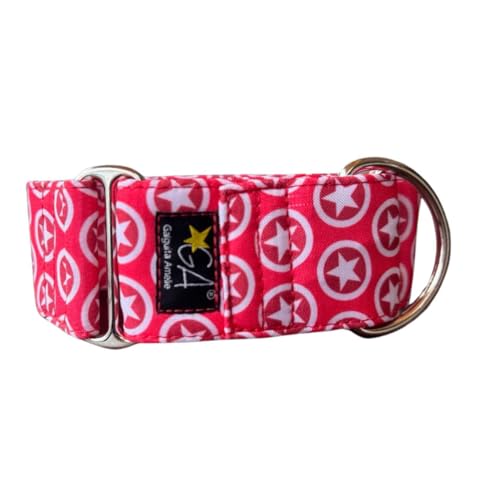 Galguita Amelie, 4 cm Breite Größe S (20-29 cm), Hundehalsband, Anti-Flucht, Captain Stern