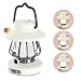 Kids Lantern with 3 Color Light & USB-C Rechargeable, Dimmable Camping Night Light for Children, Safe & Durable ABS Plastic Toddler Flashlight for Bedroom, Tent, Emergency (White)
