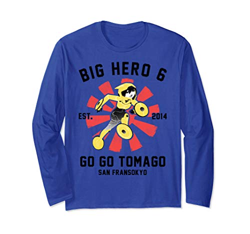 T-shirt Big Hero 6 Go Go Tomago Disney à manches longues pour fan