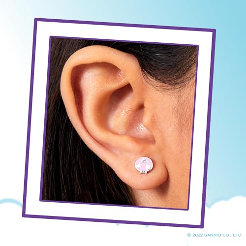 Sanrio Hello Kitty Stud Earrings for Women Official License 2-Pair Pack, Silver Flash-Plated and Crystal Hello Kitty Earrings3