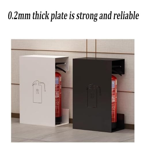 Caja de seguridad de acero inoxidable para extintor independiente premium 4