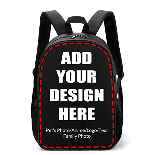Zifoca Custom Laptop Backpack, Personalized Backpacks With Photos, Customized Travel Bookbags For Women Men 17IN