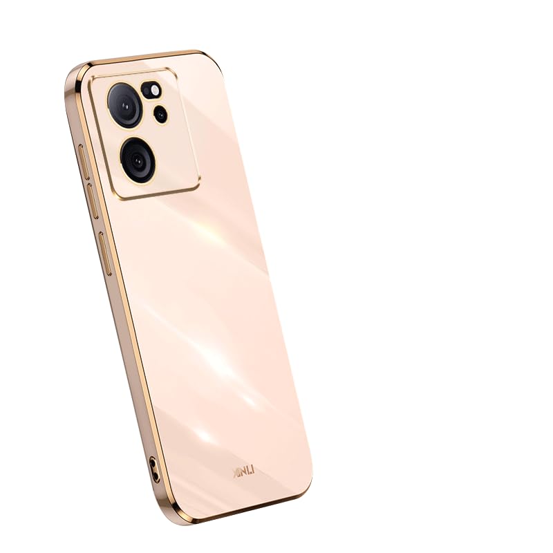 WOKEZ Fodral för Xiaomi 13T/13T Pro - Lyxigt Silikon Skydd Rosé